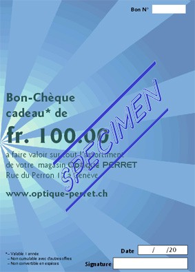 Bon cadeau de 100.-