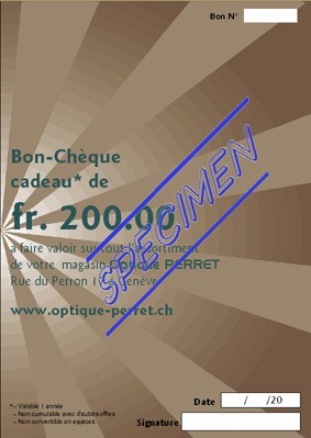 Bon cadeau de 200.-